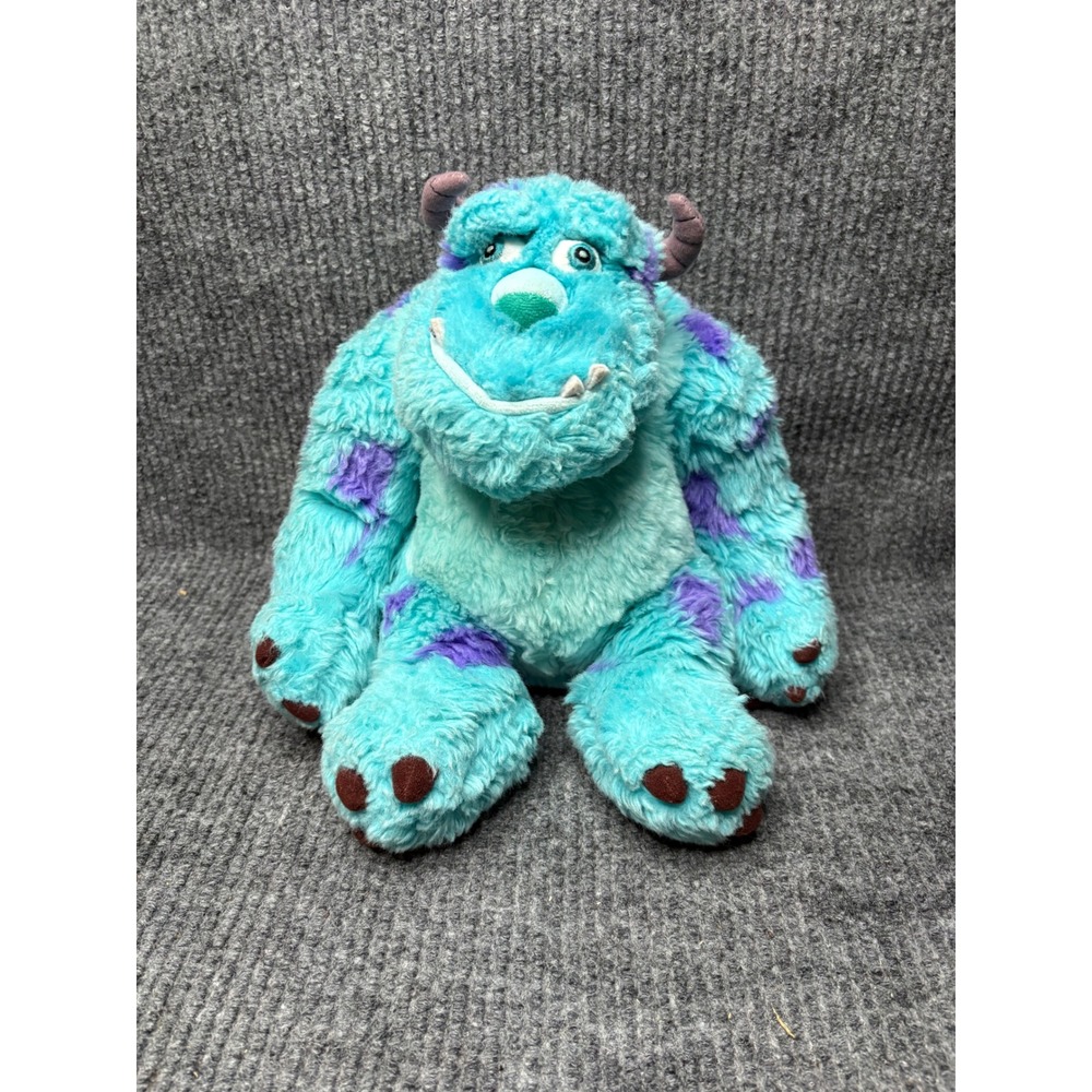 Disney Parks Monsters Inc Sulley Plush Blue Purple Spotted James P Sullivan Toy